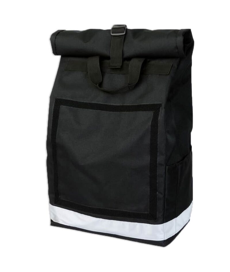 Rolltop backpack - Messenger bag - sac de livraison Sac à dos pour coursier à vélo - noir