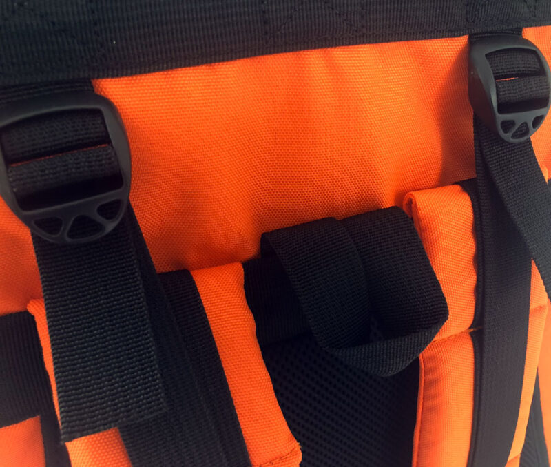 Rolltop backpack - Messenger bag - sac de livraison Sac à dos pour coursier à vélo - orange