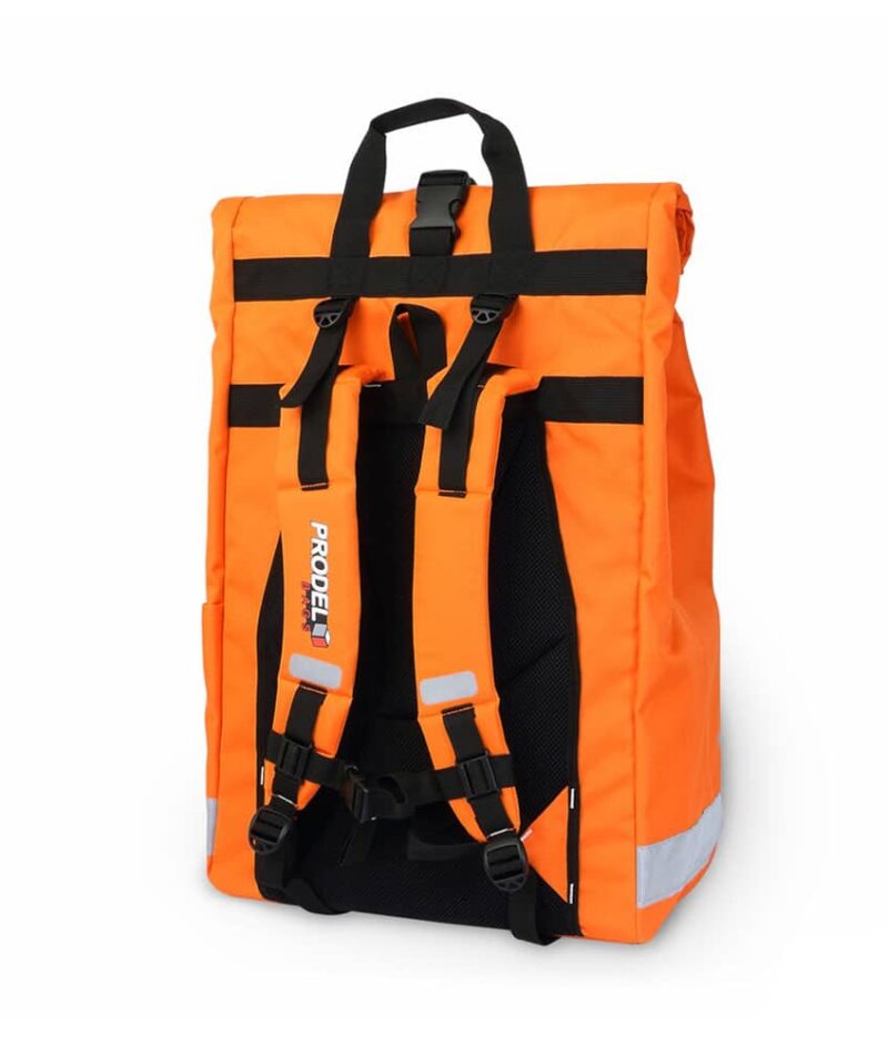 Rolltop backpack - Messenger bag - sac de livraison Sac à dos pour coursier à vélo - orange