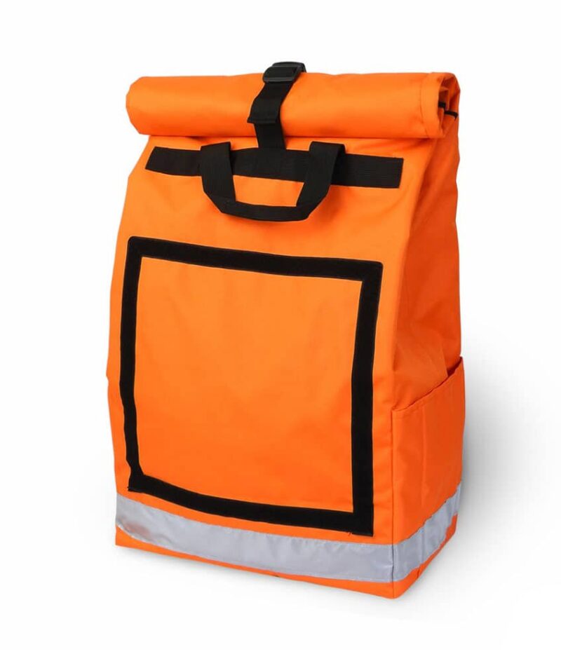 Rolltop backpack - Messenger bag - sac de livraison Sac à dos pour coursier à vélo - orange