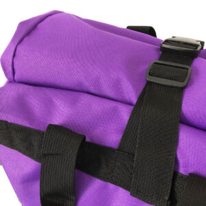 Rolltop backpack - Messenger bag - sac de livraison Sac à dos pour coursier à vélo - violet