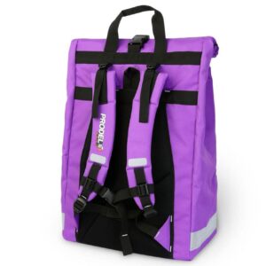 Rolltop backpack - Messenger bag - sac de livraison Sac à dos pour coursier à vélo - violet