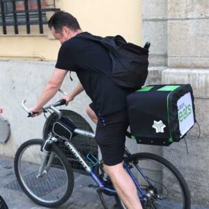 ProdelBags Miles Agility delivery box for bicycle couriers. Insulated delivery bag 39 liters