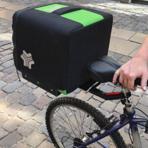 ProdelBags Miles Agility delivery box for bicycle couriers. Insulated delivery bag 39 liters