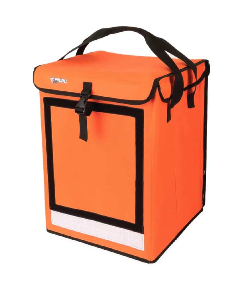 Foldable Insulated Backpack Prodel Swift LT Plus Orange – 353545. thermal delivery bag for bicycle courier Uber Eats, Deliveroo, Just Eat, Globo
