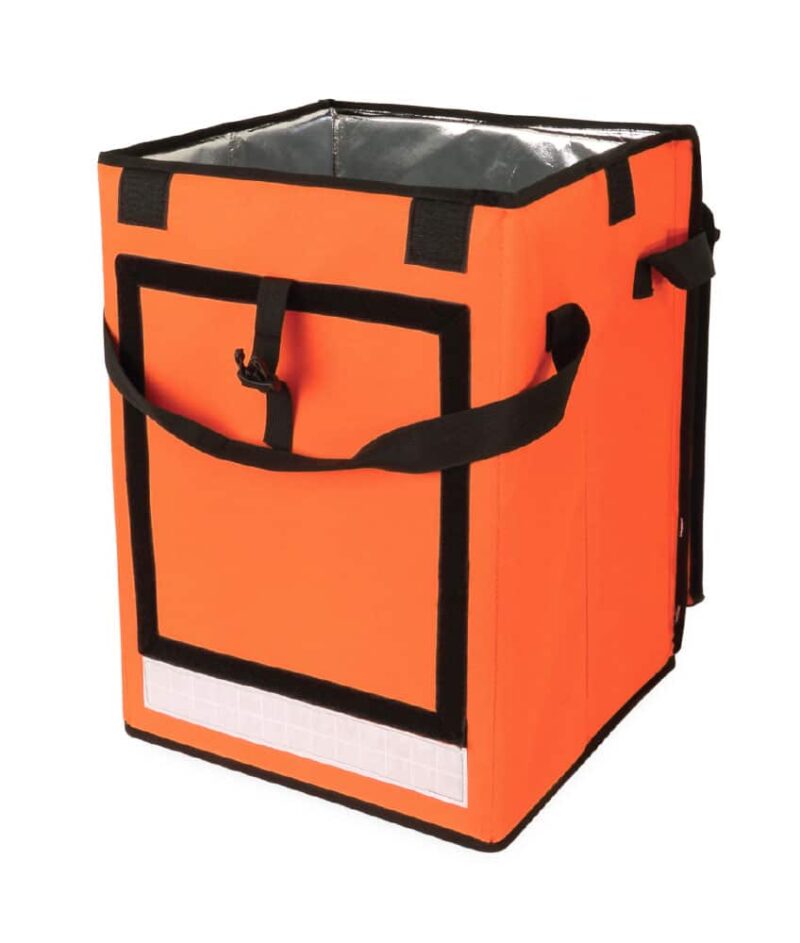 Foldable Insulated Backpack Prodel Swift LT Plus Orange – 353545. thermal delivery bag for bicycle courier Uber Eats, Deliveroo, Just Eat, Globo