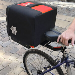 ProdelBags Miles Agility delivery box for bicycle couriers. Insulated delivery bag 39 liters