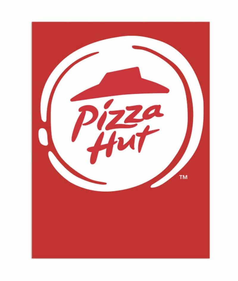 Digital printing on PVC. Pizza Hut logo. Pizza Hut Bag