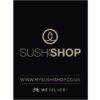 Digital printing on PVC. Sushi Shop logo. Sushi Shop Bag