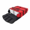 Prodelbags red insulated delivery bag for pizza delivery 33cm, 40cm, 50cm.