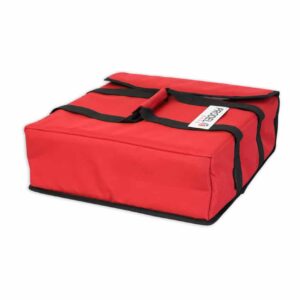 Prodelbags red insulated delivery bag for pizza delivery 33cm, 40cm, 50cm.