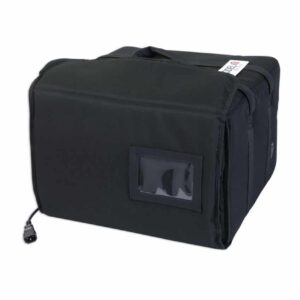 Prodelbags black insulated delivery bag for pizza delivery 33cm, 40cm, 50cm.