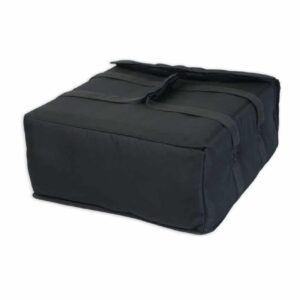 PRODELBAGS DURA-LIGHT, black insulated pizza delivery bag for pizza delivery 40cm, 16