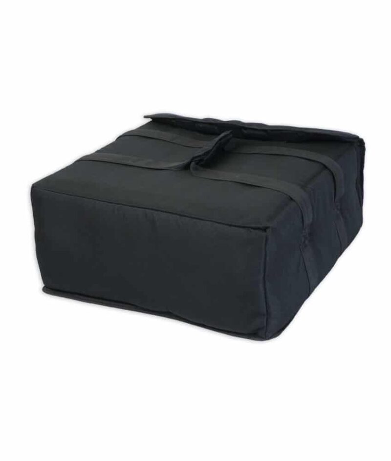 PRODELBAGS DURA-LIGHT, black insulated pizza delivery bag for pizza delivery 40cm, 16"