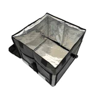 ProdelBags Swift Tarmac delivery box for bicycle couriers. Insulated delivery bag 48 liters